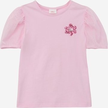 T-Shirt s.Oliver en rose : devant