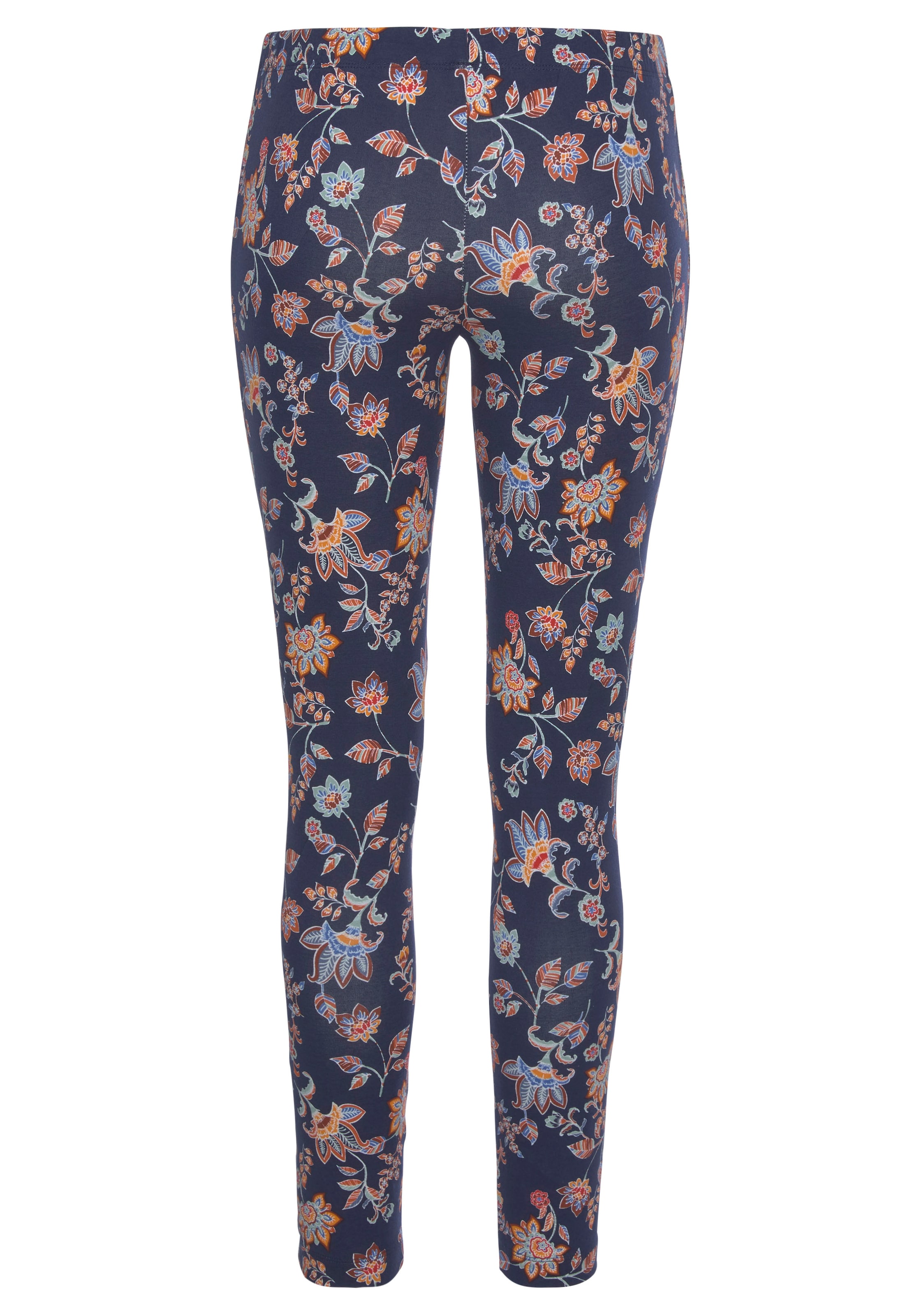 VIVANCE Úzky strih Nohavice - Modrá