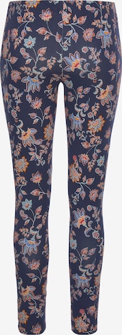 VIVANCE Slimfit Broek in Blauw