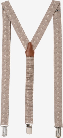ETERNA Suspenders in Beige: front