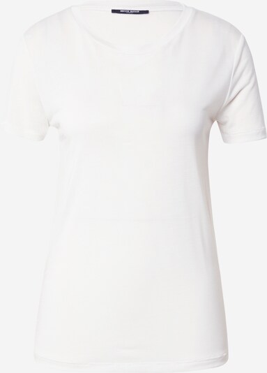 Tricou BRUUNS BAZAAR pe alb, Vizualizare produs