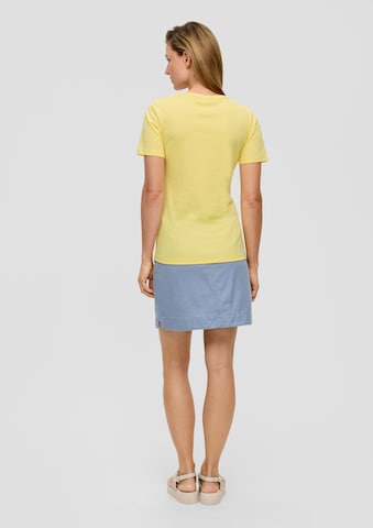 s.Oliver T-Shirt in Gelb: Rückseite