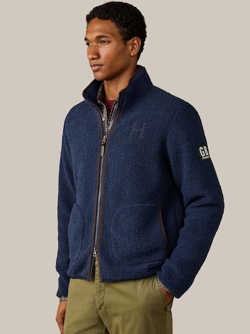 Hackett London Fleecejacke in Blau