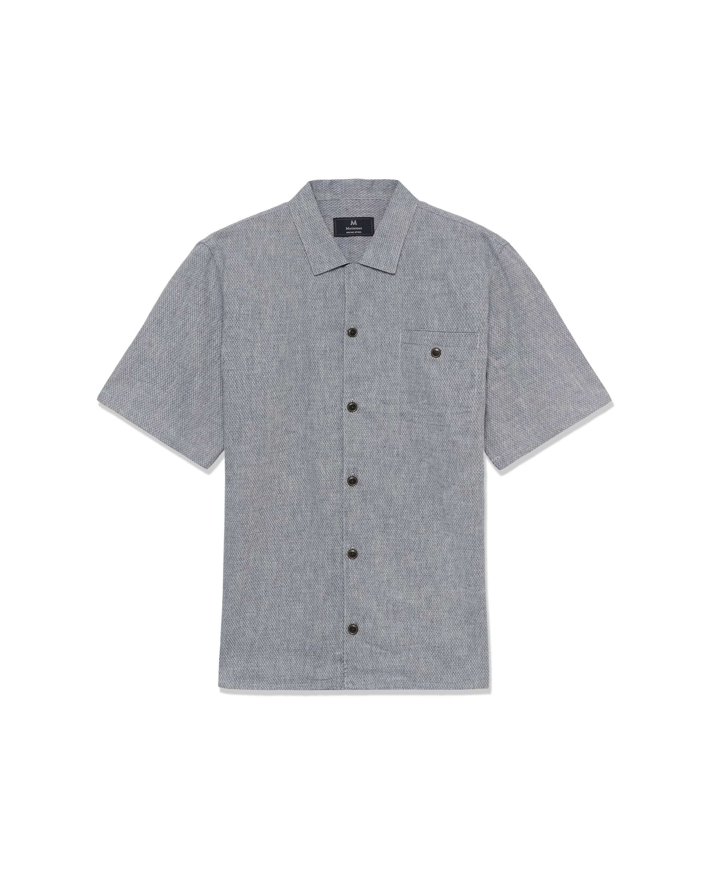 Chemise 'MAflint Heritage' Matinique en bleu : devant