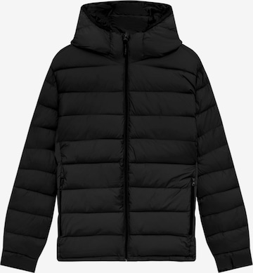 Veste mi-saison Pull&Bear en noir : devant