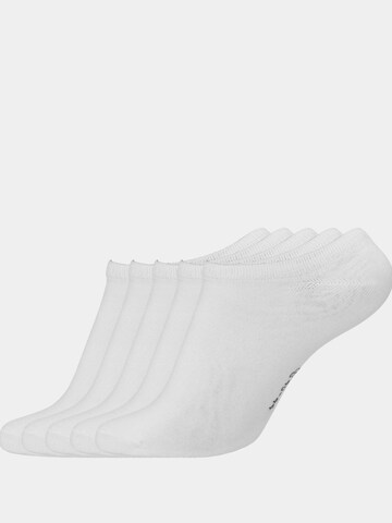 Copenhagen Bamboo Socks in White: front