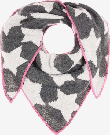 Zwillingsherz Szalik w kolorze szary: przód