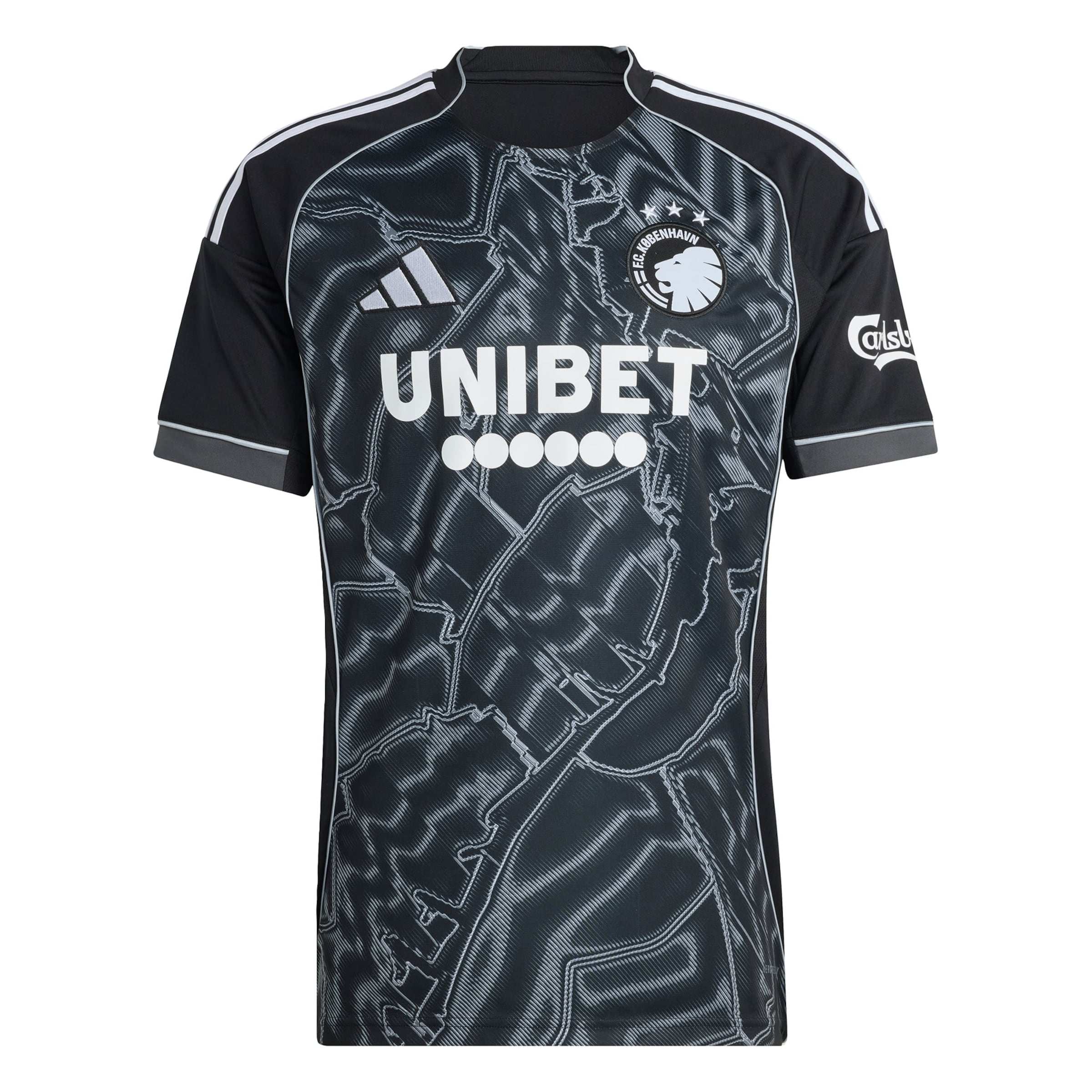 ADIDAS PERFORMANCE Tricot 'F.C. Kopenhagen 25/26' in Zwart: voorkant