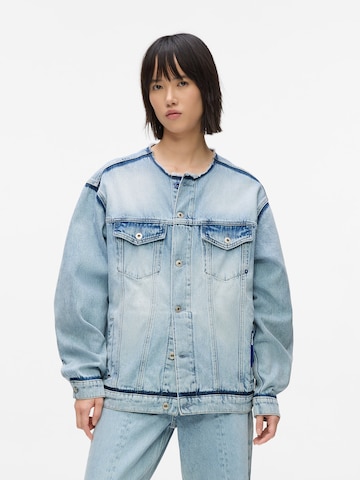 KARL LAGERFELD JEANS Демисезонная куртка в Синий: спереди