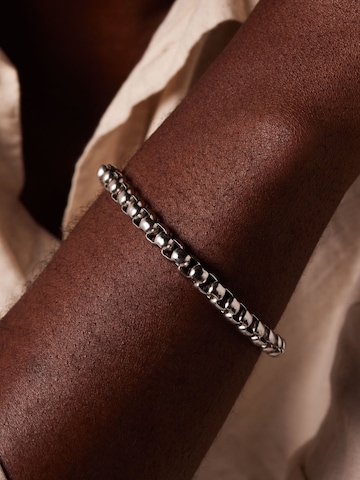 Lucardi Armband 'Urbane Geschichte' in Zilver: voorkant