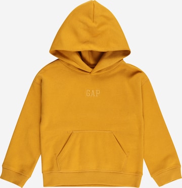 GAP Sweatshirt 'NOVELTY' in Yellow: front