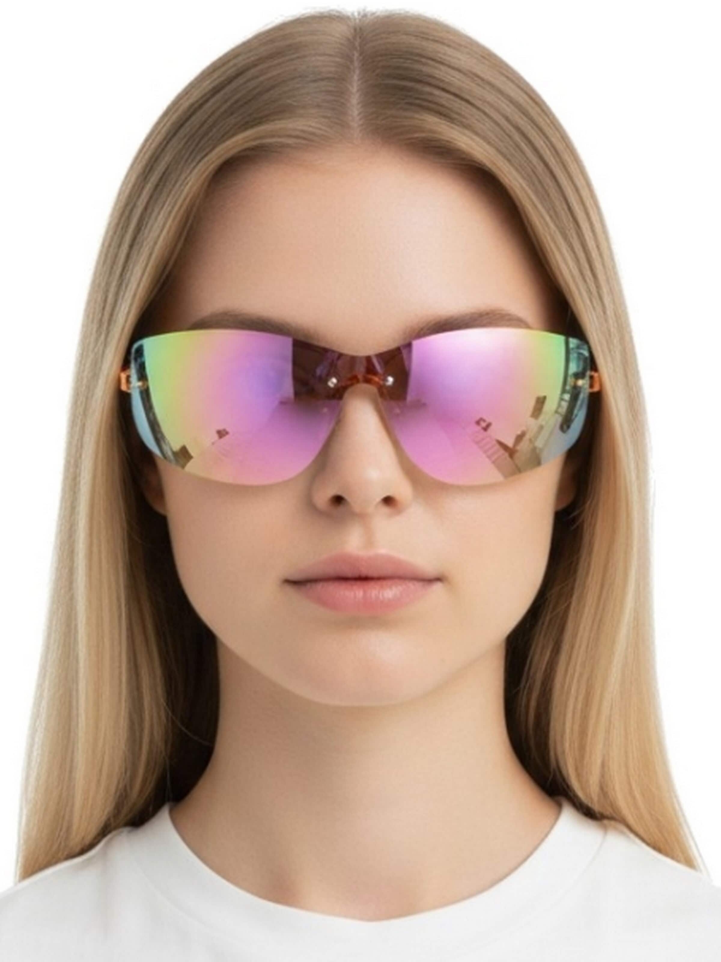 GUESS Sonnenbrille 'Sonnenbrille'‌‌‌ in Gold: Vorderseite