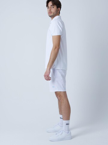 T-Shirt fonctionnel 'Polo' SPORTKIND en blanc