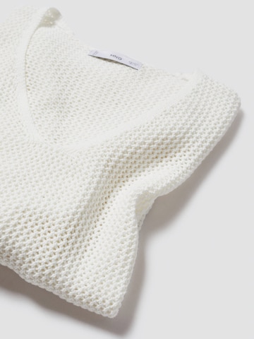 MANGO Sweater 'Liarte' in White