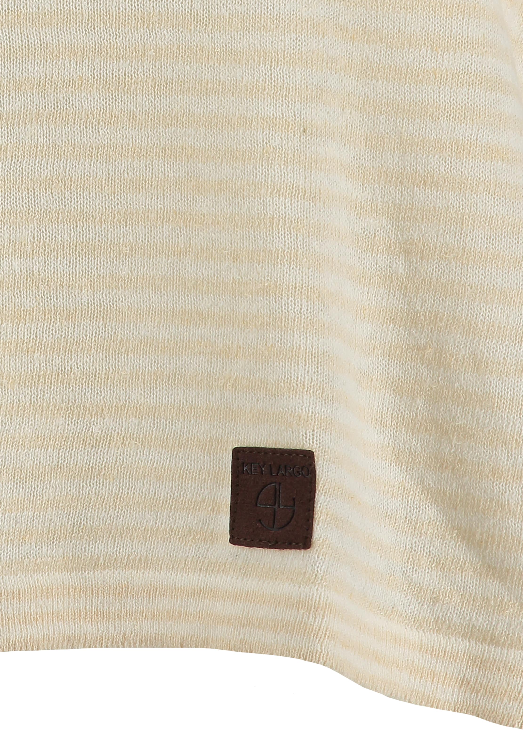 Key Largo Shirt 'FREQUENCY' in Beige