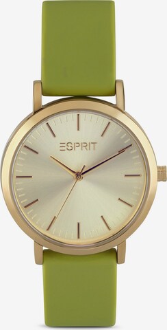 Montre à affichage analogique ESPRIT en vert : devant