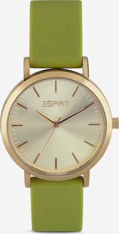 ESPRIT Analoog horloge in Groen: voorkant