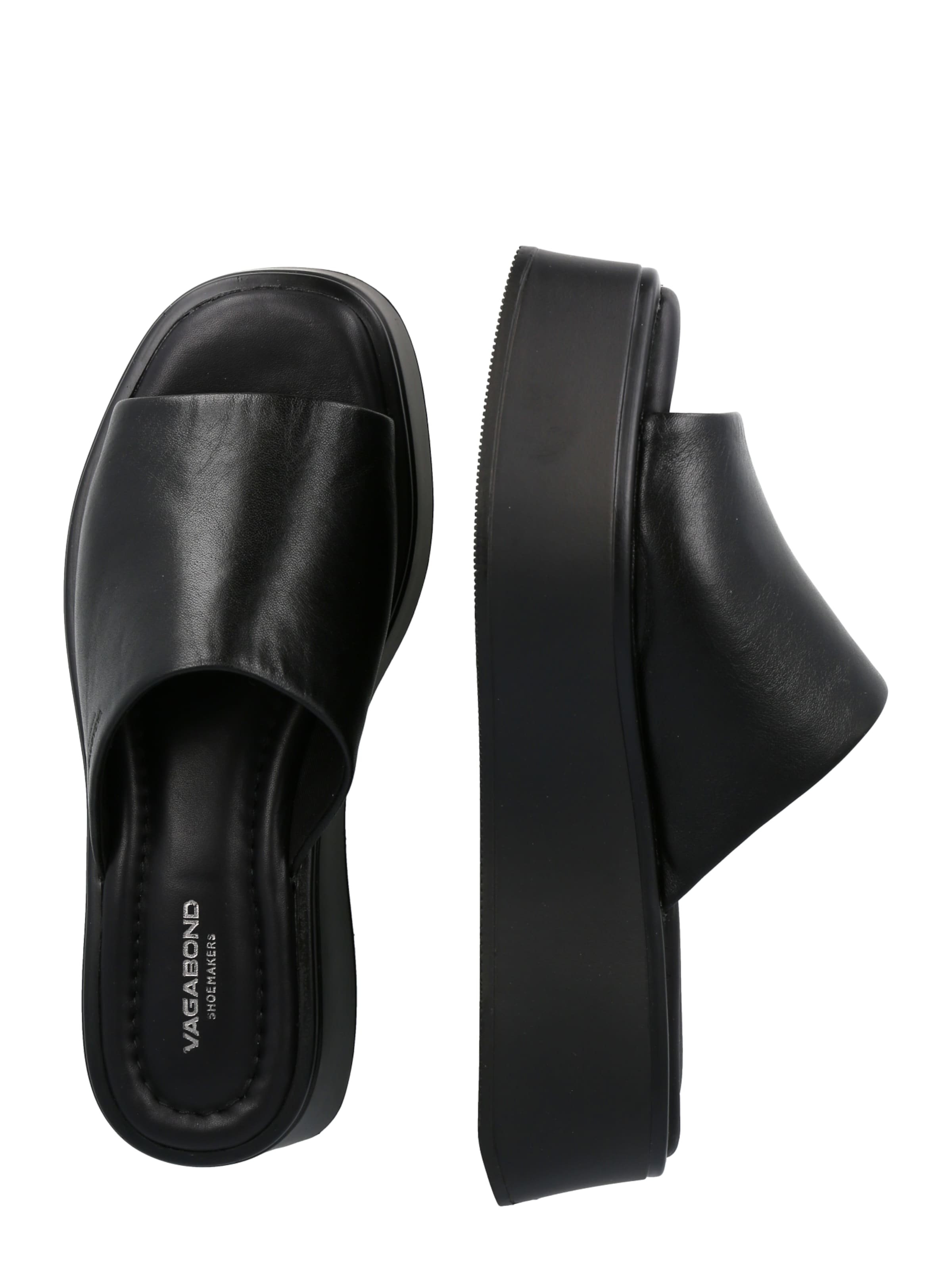 VAGABOND SHOEMAKERS Чехли 'COURTNEY' в черно