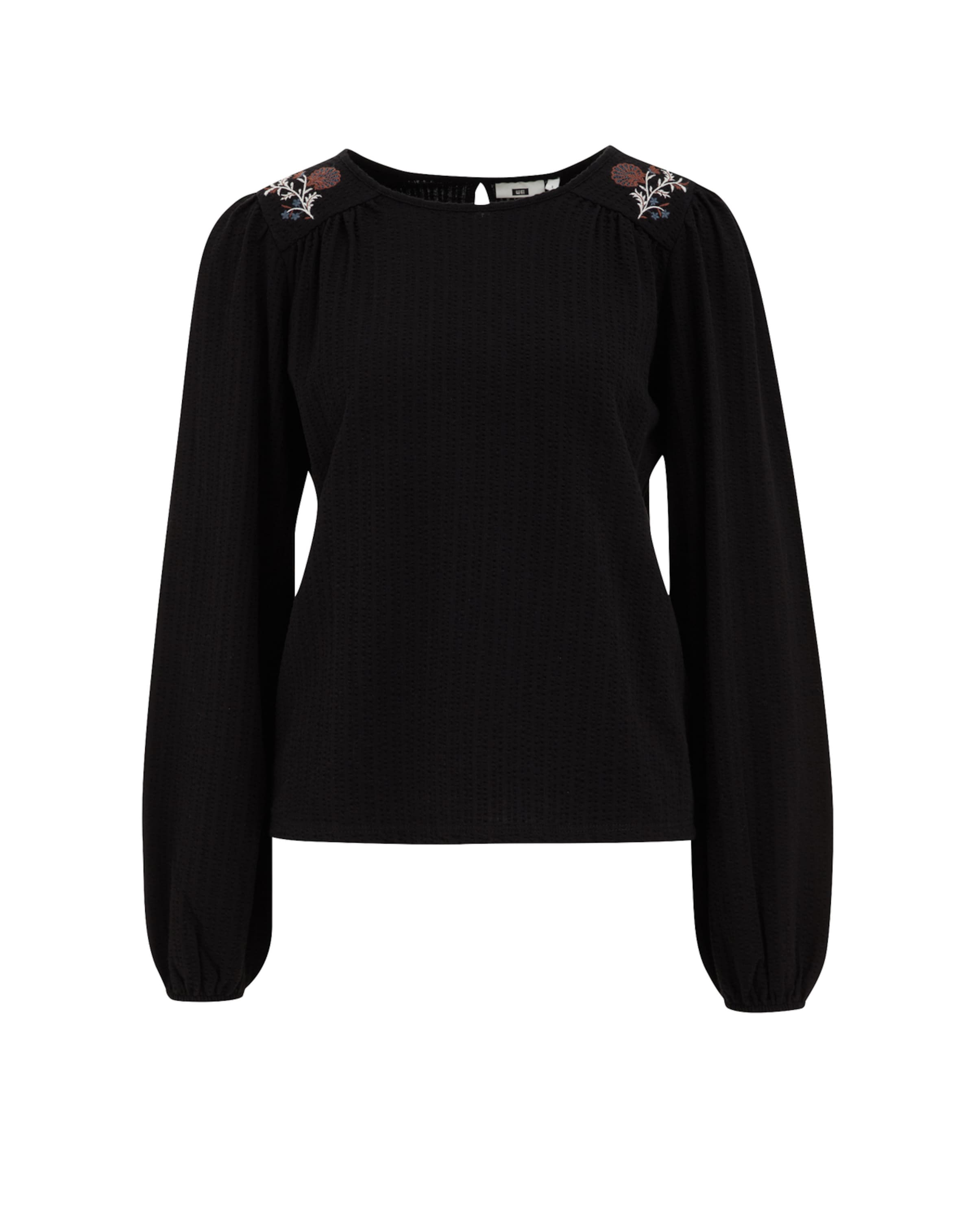 WE Fashion Blouse in Black: front