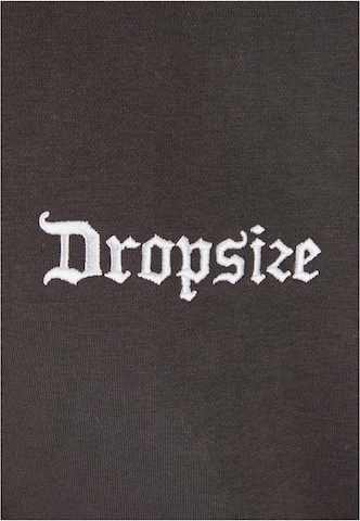 Dropsize - Sudadera con cremallera en negro