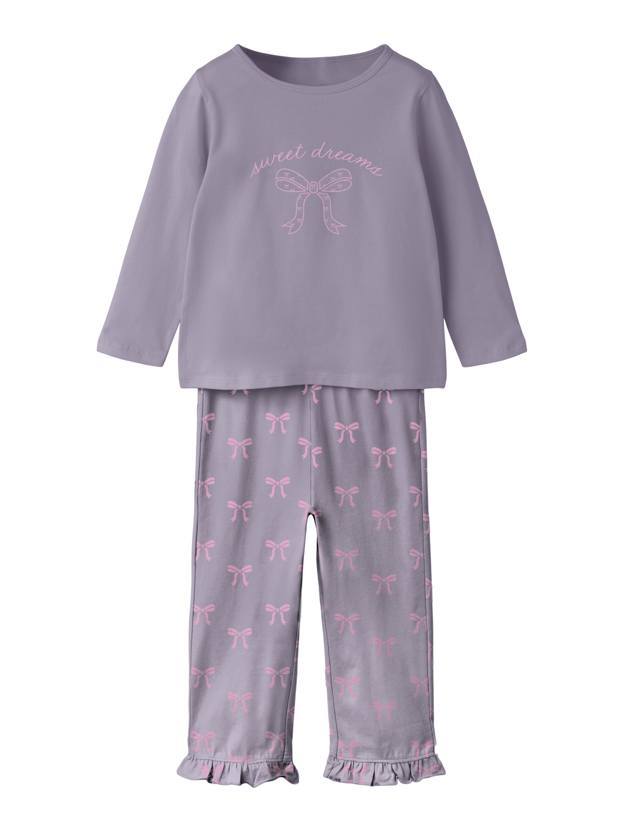 NAME IT Pyjamas 'NMFRANIQ' i lila: framsida