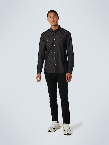 No Excess Regular fit Button Up Shirt in Black