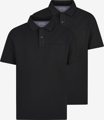 redmond Shirt 'Basic' in Schwarz: Vorderseite