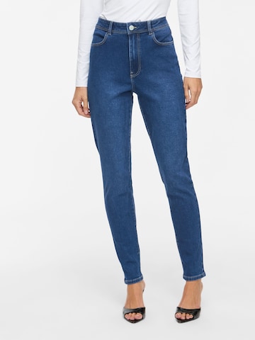 VILA - Skinny Vaquero en azul: frente