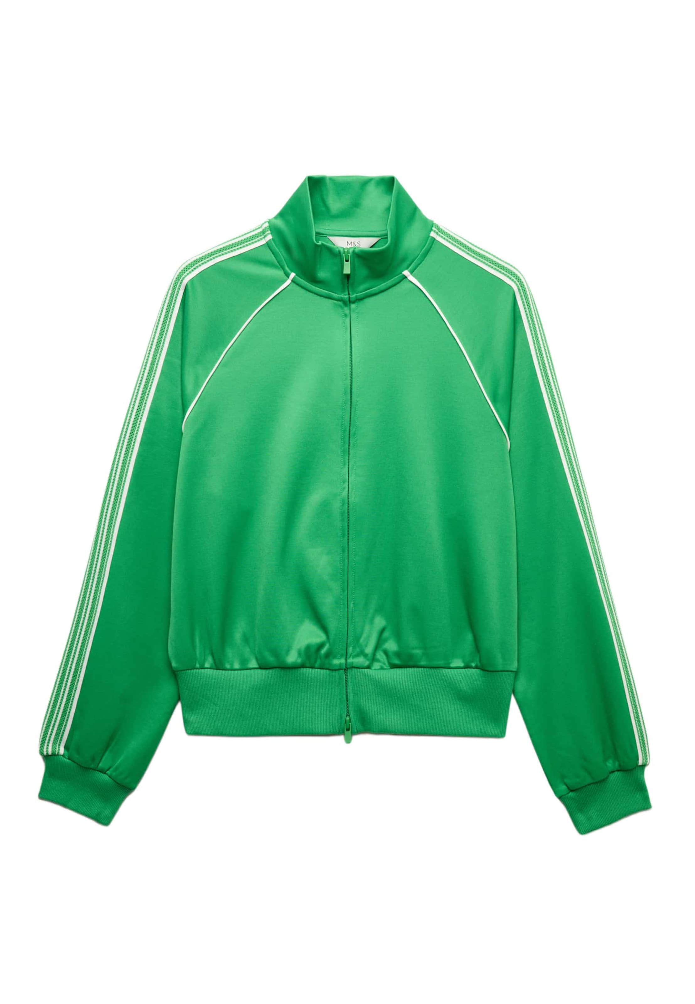 Marks & Spencer Trainingsjacke in Grün: Vorderseite