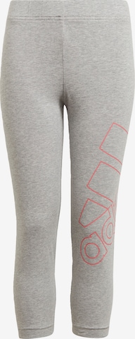 ADIDAS PERFORMANCE Skinny Sporthose in Grau