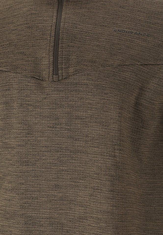 ENDURANCE Funktionsshirt 'Ledger' in Braun