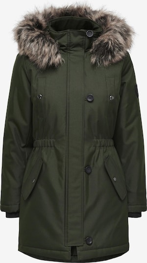 ONLY Winter parka 'Iris' in Light brown / Dark green, Item view