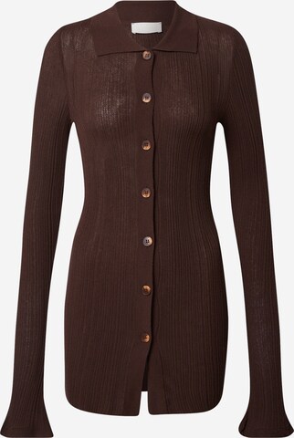 LeGer by Lena Gercke Knit Cardigan 'Frances' in Brown: front