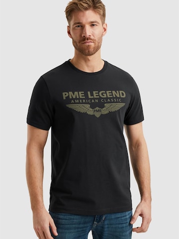 PME Legend Shirt 'T-shirt with logo' in Black: front