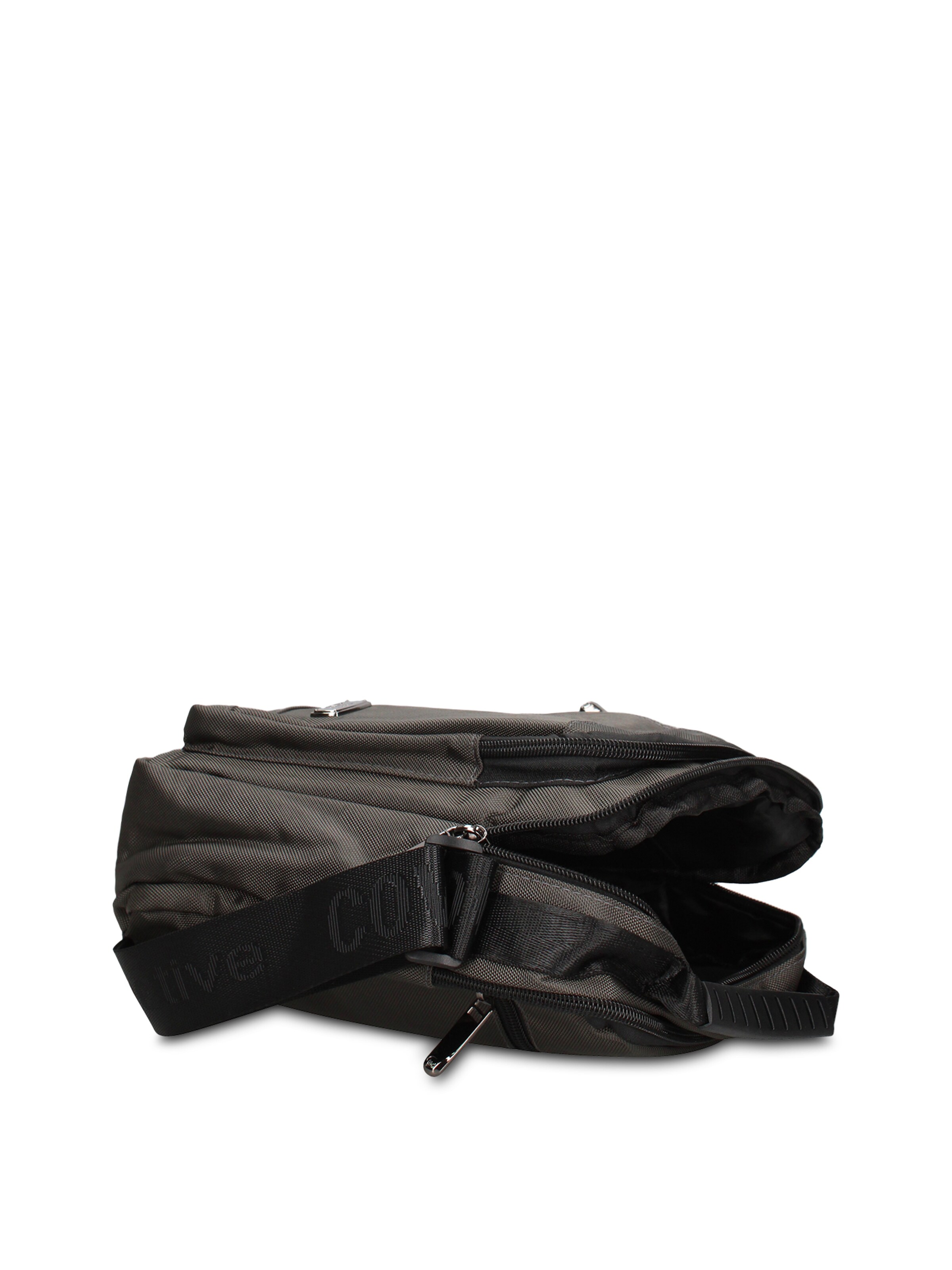 Borsa a tracolla 'Borsa a Tracolla Uomo Vegan Leather con Zip' di Coveri Collection in grigio
