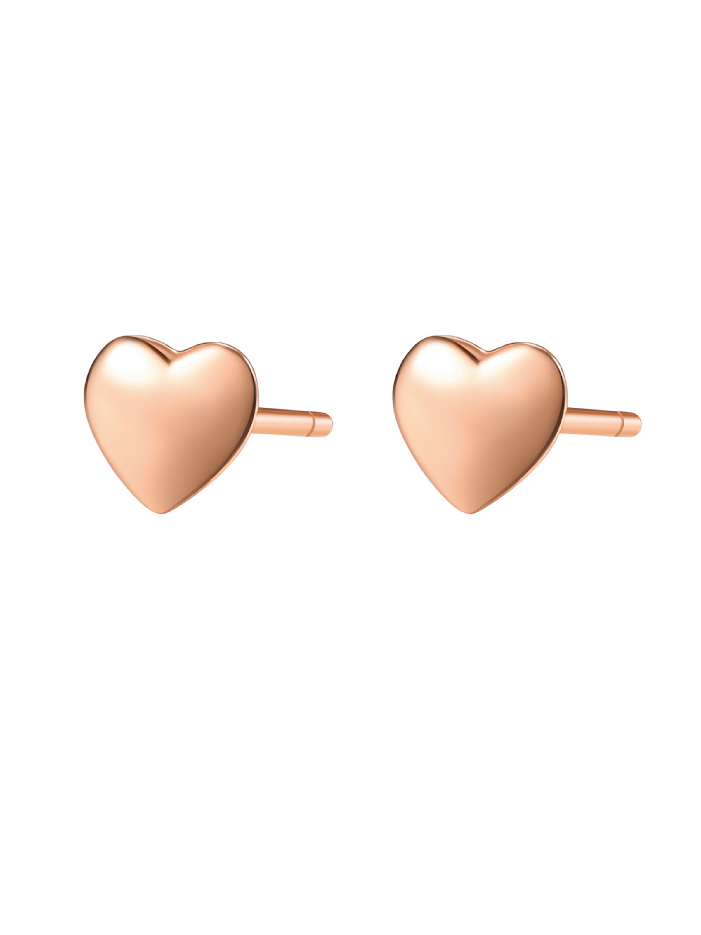 Hey Happiness Ohrringe 'Love Heart'‌‌‌‌‌‌ in Gold: Vorderseite