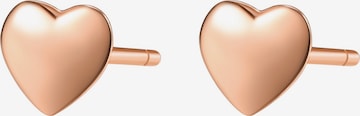 Hey Happiness Ohrringe 'Love Heart' in Gold: Vorderseite