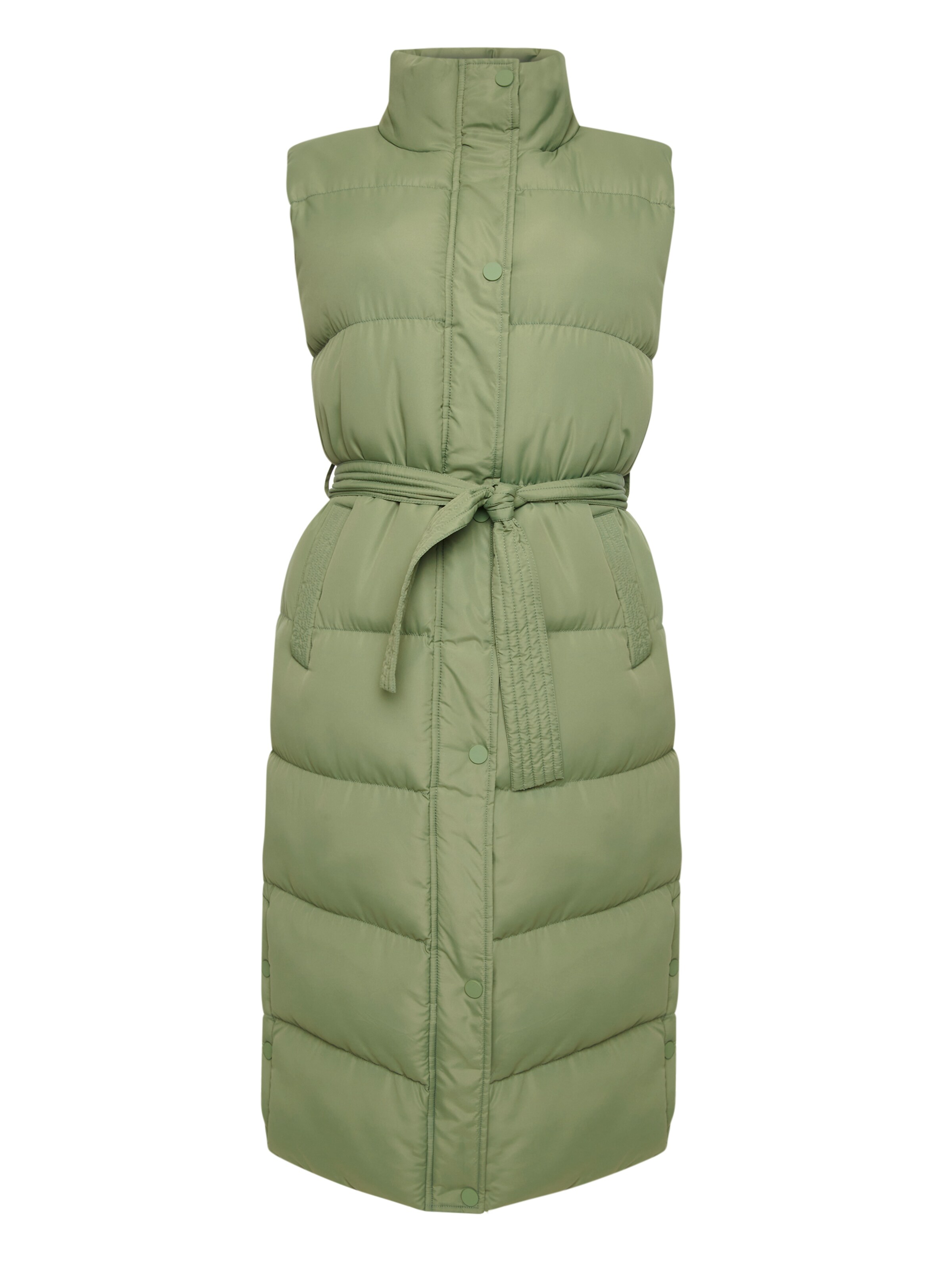 Threadbare Weste 'Margot' in Grün: Vorderseite