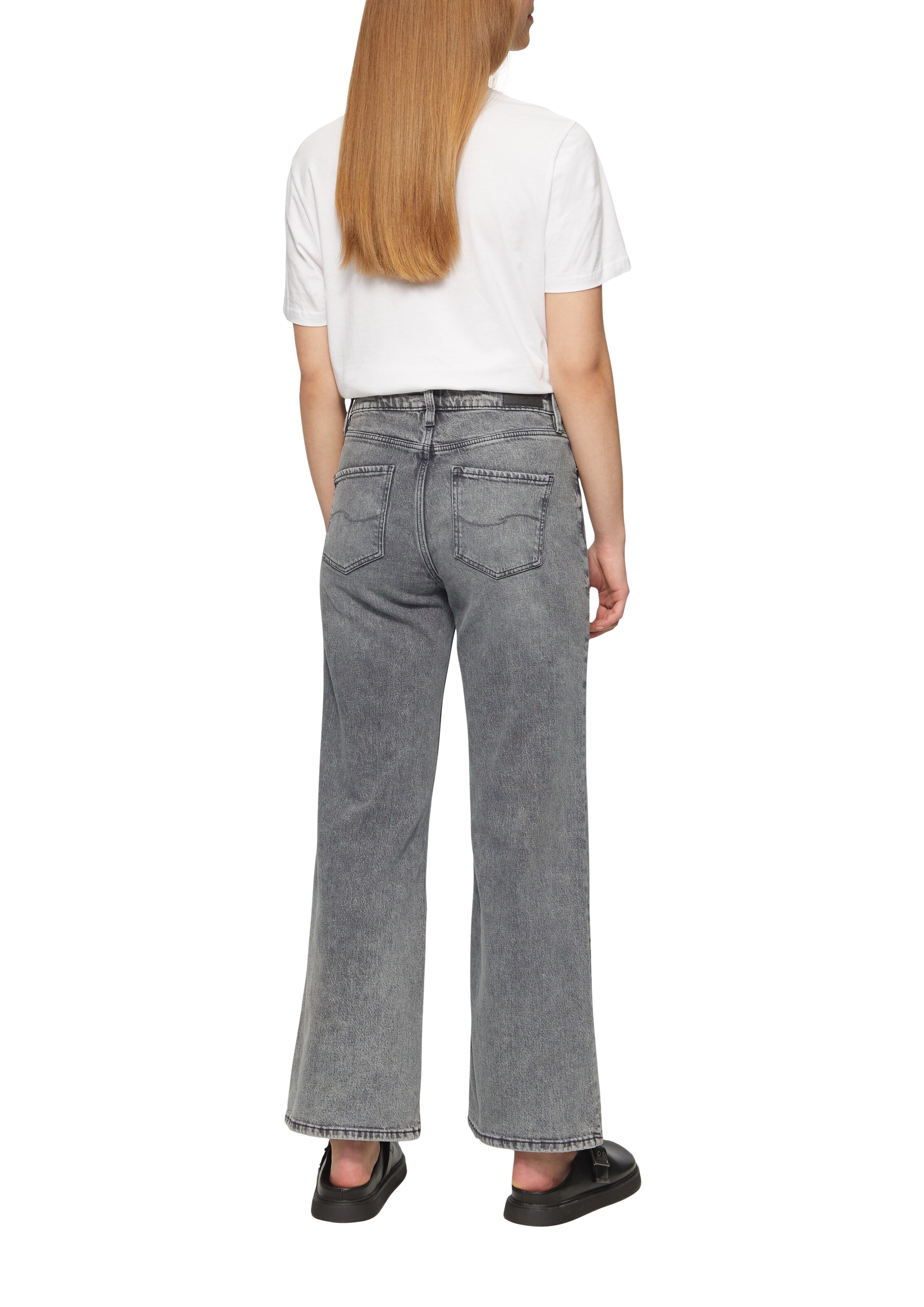 Wide Leg Jean 'Catie' QS en gris