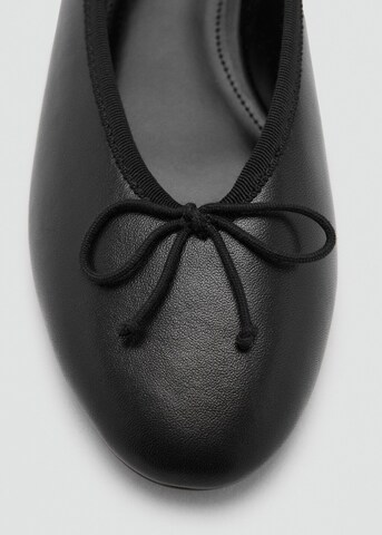 MANGO Ballet Flats in Black