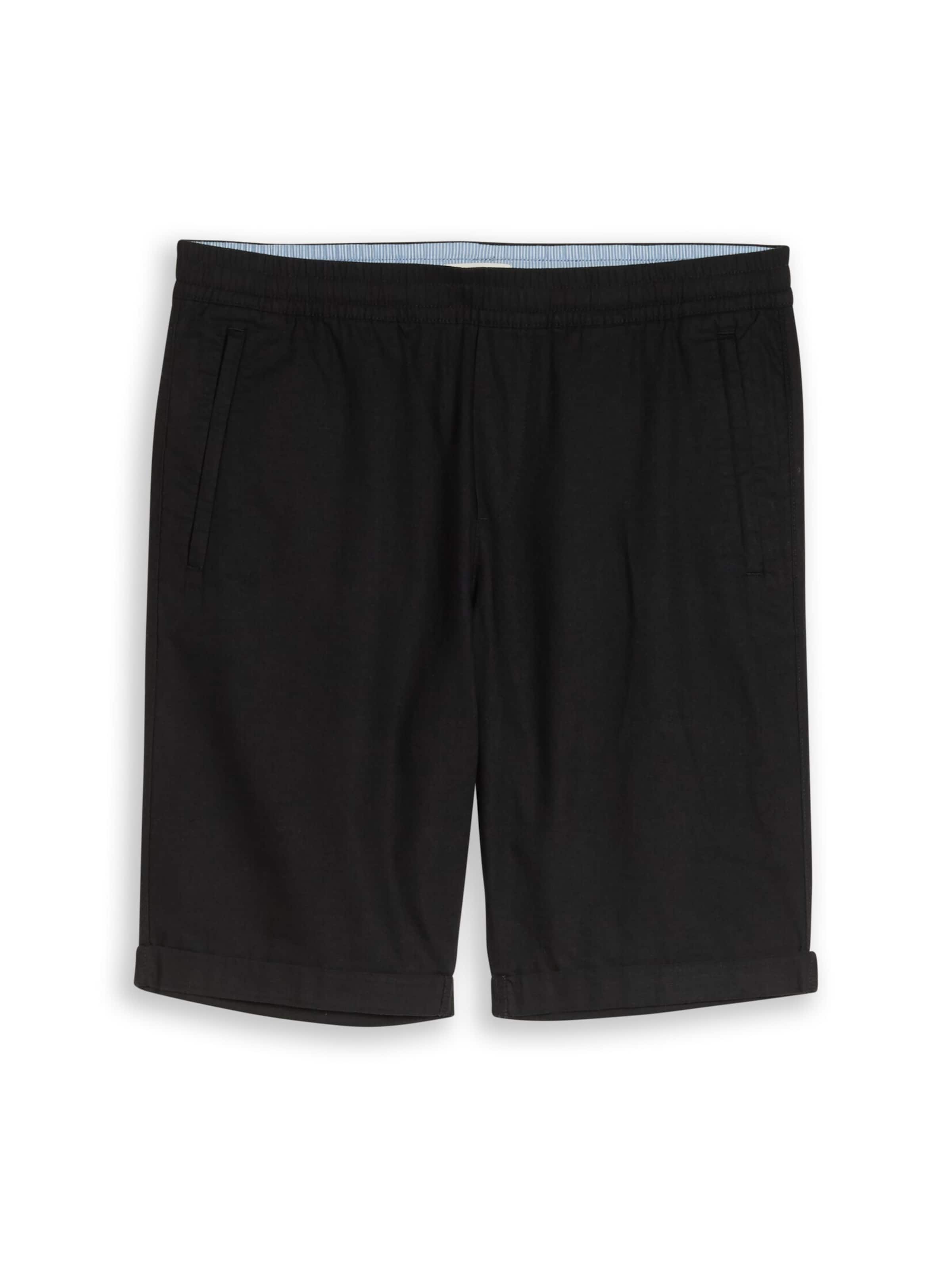 TOM TAILOR Shorts in schwarz, Produktansicht