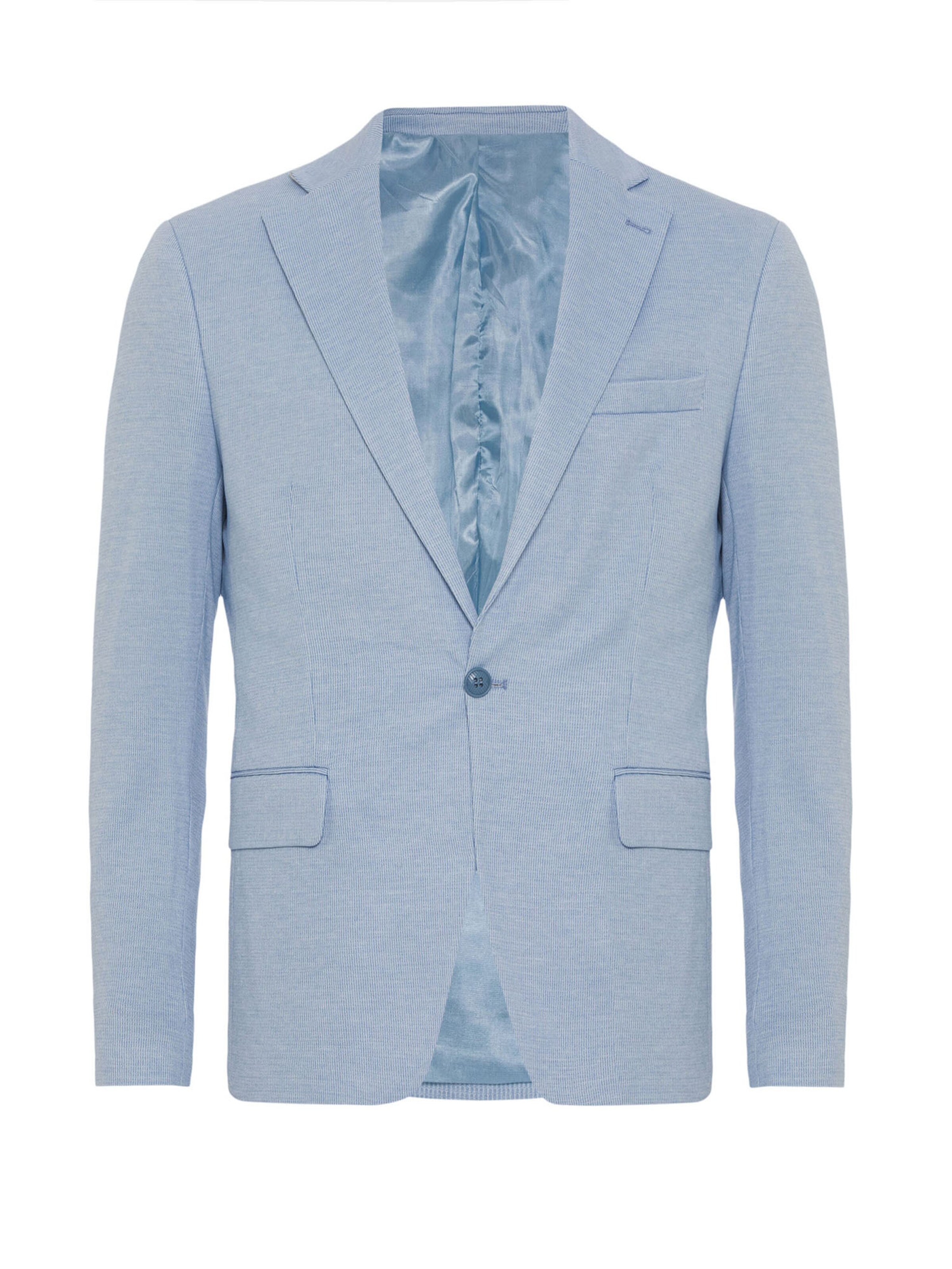 Daniel Hills Slim fit Ανδρικό σακάκι σε μπλε: μπροστά