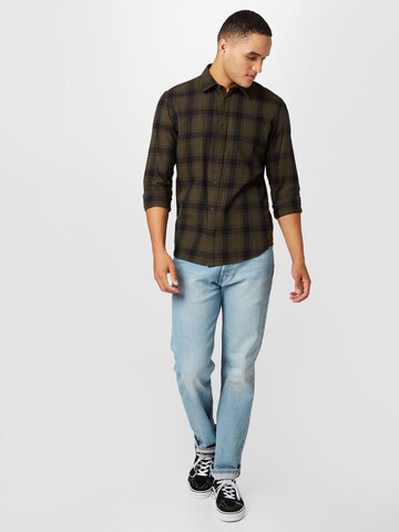 JACK & JONES Regular Fit Hemd 'CARL' in Grün