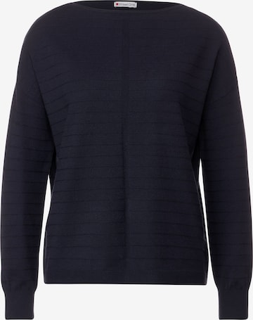 STREET ONE Pullover 'Dolman' in Blau: predná strana