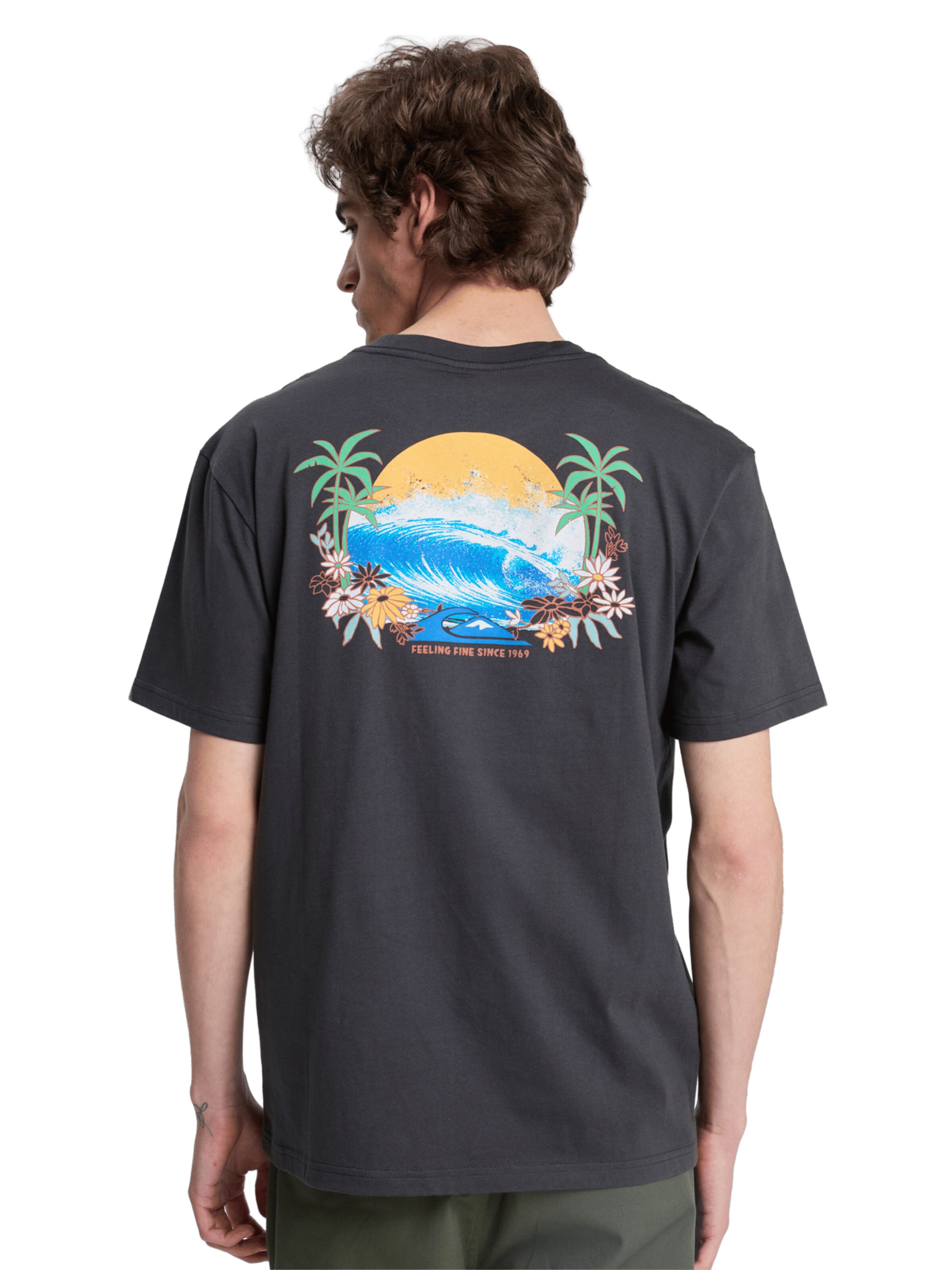 QUIKSILVER T-shirt in Schwarz: Vorderseite