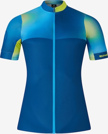 ENDURA Performance shirt 'Bitmap Block' in Blue: front