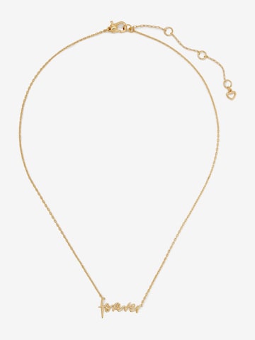 Kate Spade - Colar 'Forever pendant' em ouro: frente