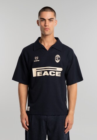 Another Cotton Lab Shirt 'Peace' in Blue: front