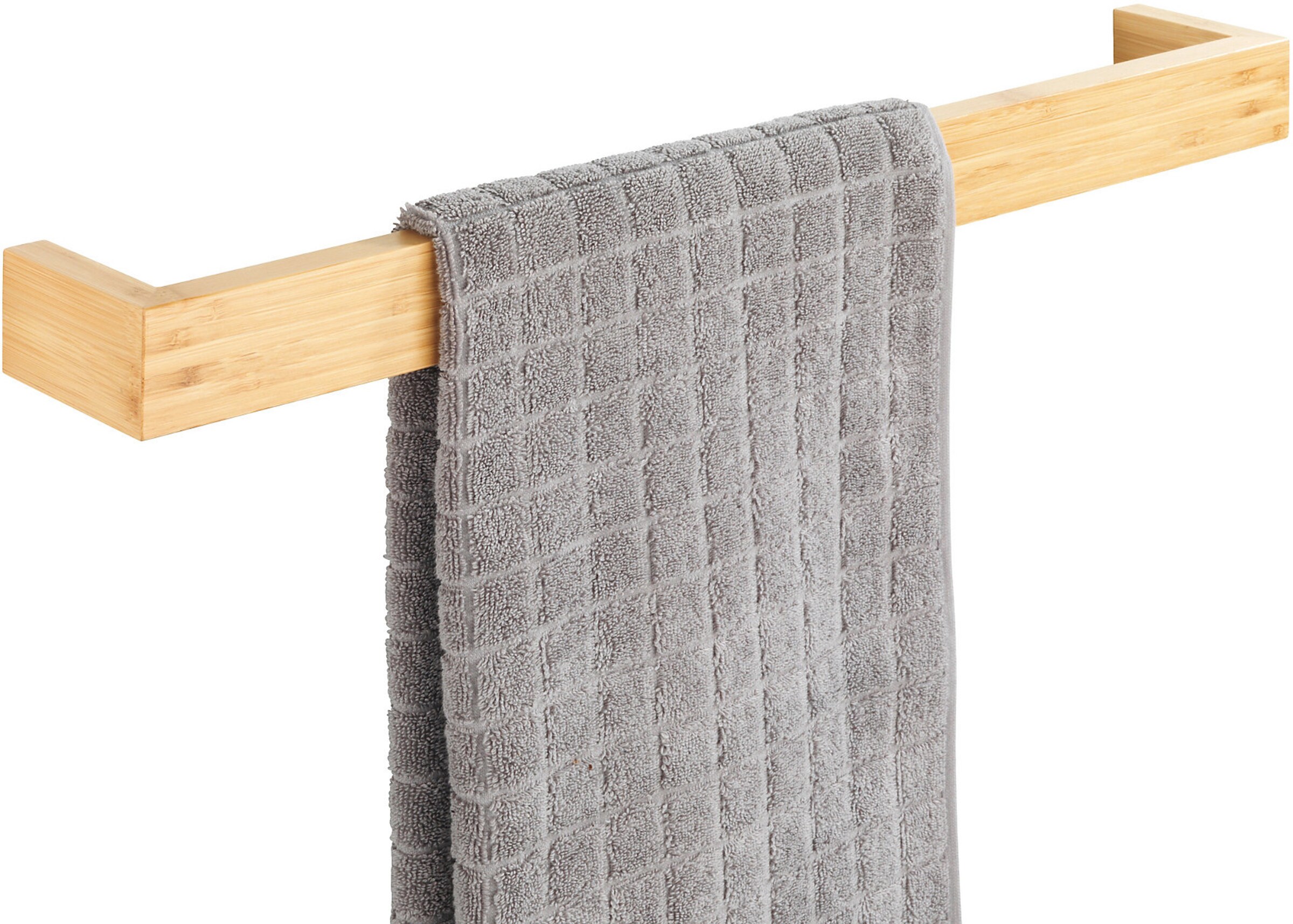 Wenko Shower Accessories 'Bambusa' in Brown