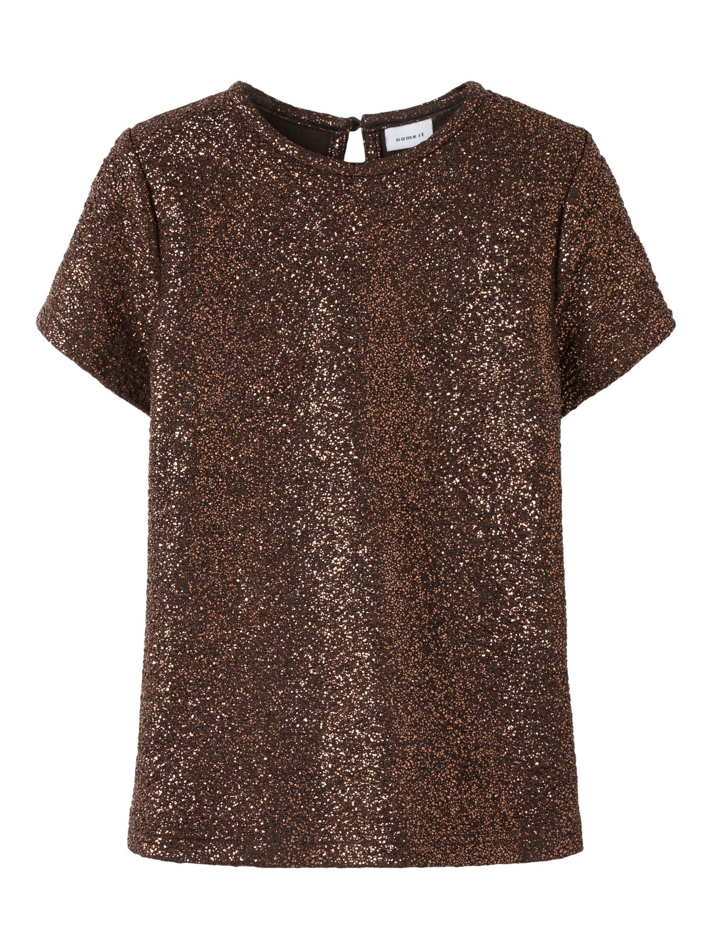 NAME IT - Camiseta en marrón: frente